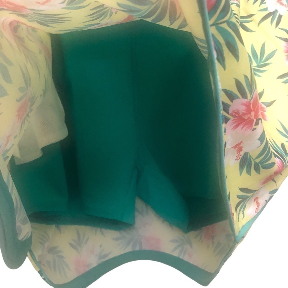 NWOT Skort Skirt Pockets‎ Hawaiian Floral Ball Golf Beach Cruise Women Plus 16W - Picture 5 of 11